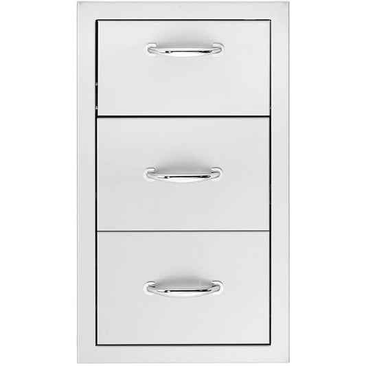 Summerset 17" Vertical 2-Drawer Combo with Paper Towel Holder - SSTDC-17 Drawers Summerset   