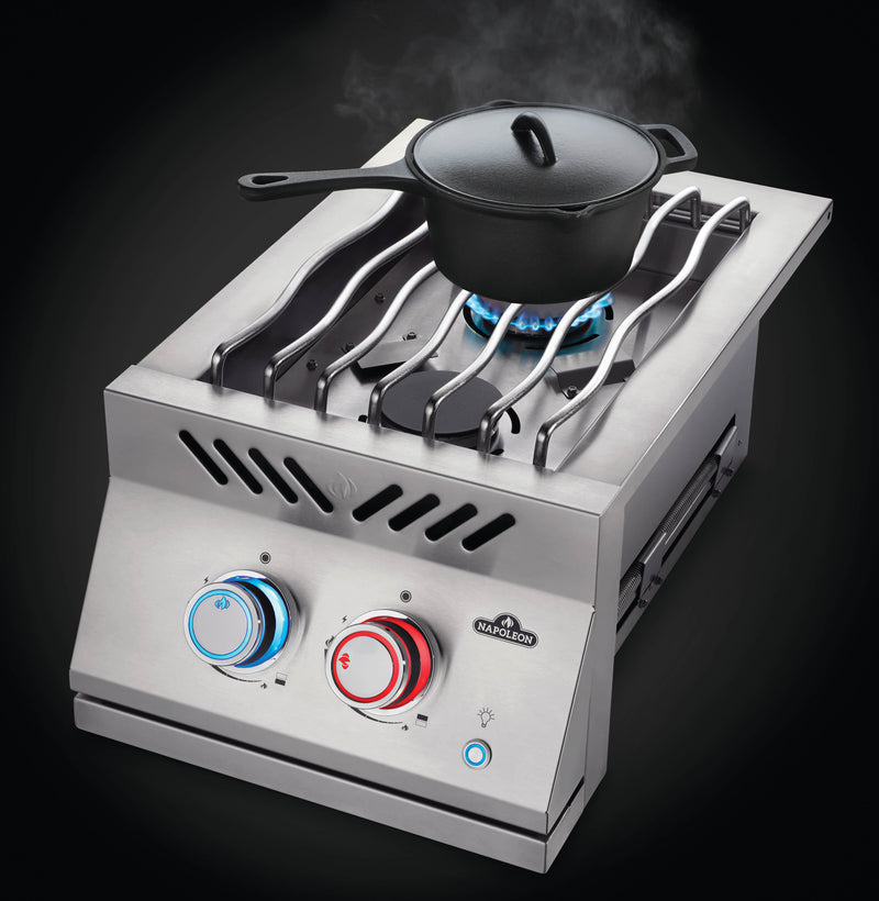 Napoleon Built-in 700 Series 12" Inline Dual Range Burner Propane, Stainless Steel Side Burners Napoleon   
