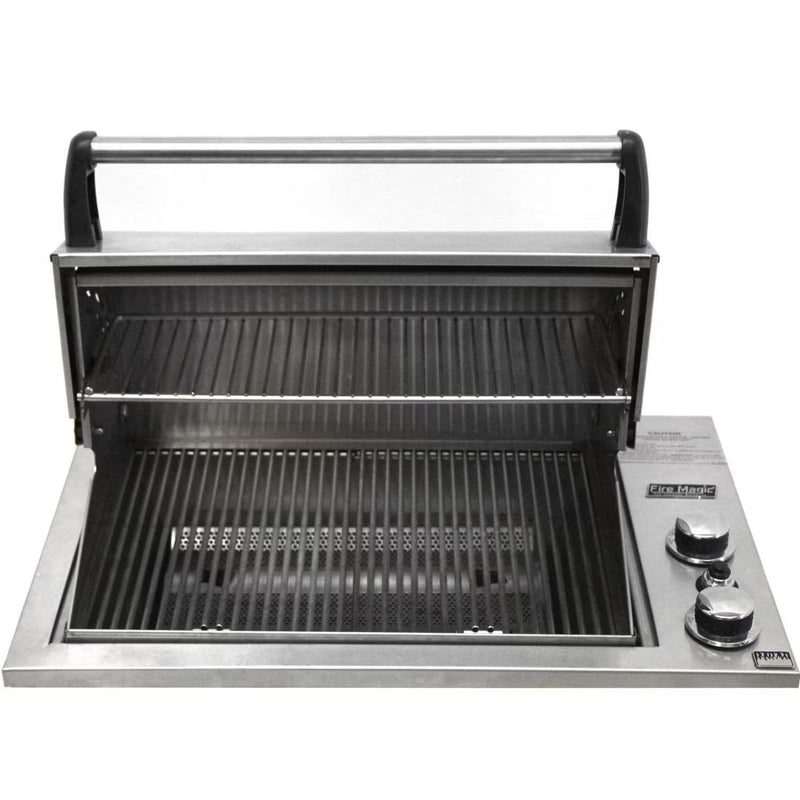 Fire Magic Legacy Deluxe Gourmet Propane Gas Countertop Grill, 24x18, Stainless Steel Built-in Gas Grill Fire Magic   
