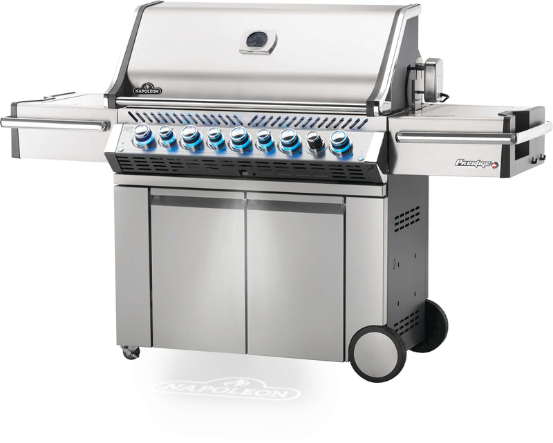Napoleon Prestige PRO 665 Natural Gas Grill 76" with Infrared Rear and Side Burners  Stainless Steel (PRO665RSIBNSS-3) Natural Gas stainless steel model PRO665RSIBNSS-3 product image 3