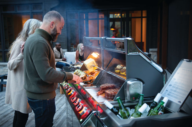 Napoleon Prestige PRO 825 94" Propane Gas Grill with Power Side Burner and Infrared Rear & Bottom Burners  Stainless Steel (PRO825RSBIPSS-3) Propane stainless steel model PRO825RSBIPSS-3 product image 5