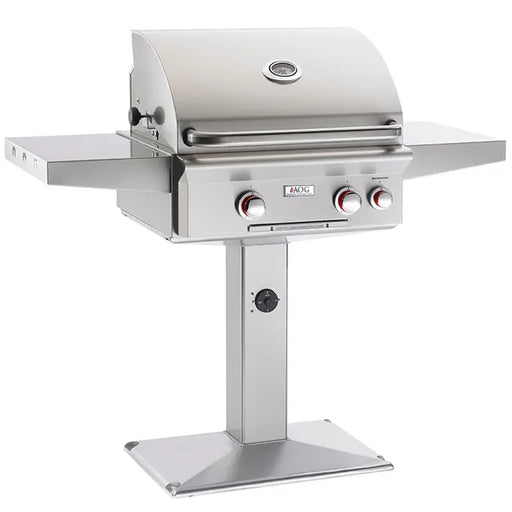 AOG T-Series Patio Post Mount Gas Grill - 24" Patio Post Grill American Outdoor Grill (AOG)   