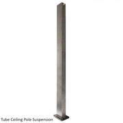Bromic Platinum Smart Heat 2300W White Marine Grade Patio Heater - 33" Efficient Outdoor Heating Wall & Ceiling Mount Heaters Bromic Black 240 Volts 2' Tube Ceiling Pole Suspension Kit