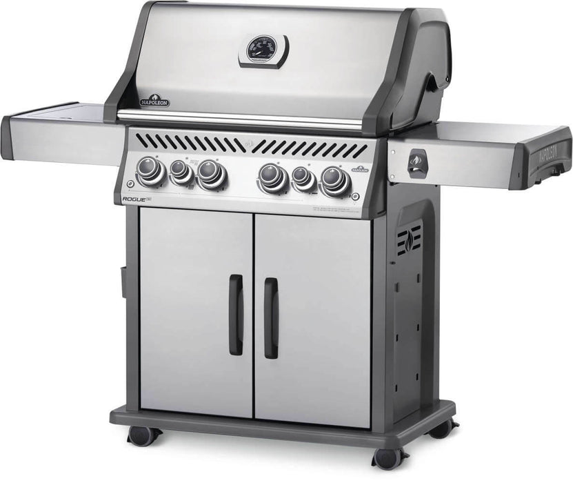 Napoleon Rogue® SE 525 48" Propane Gas Grill with Infrared Rear and Side Burners  Stainless Steel Free Standing Gas Grill Napoleon   