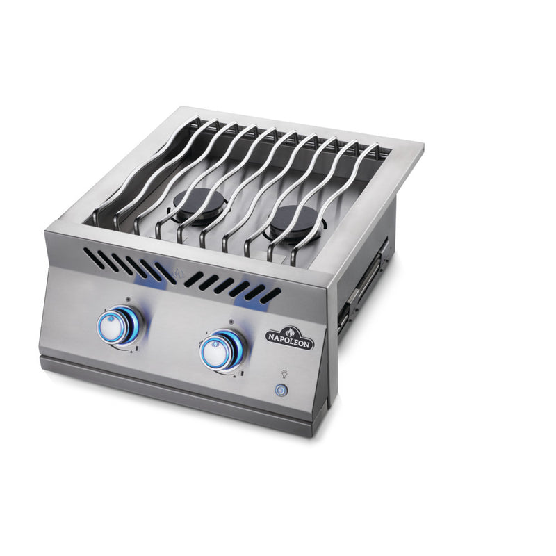 Napoleon Built-In 700 Series 18" Dual Range Top Burner Natural Gas, Stainless Steel Side Burners Napoleon   
