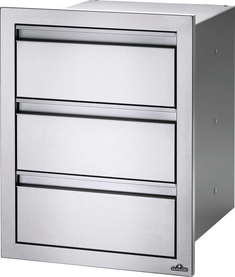 Napoleon 18" X 24" Triple Drawer Drawers Napoleon   