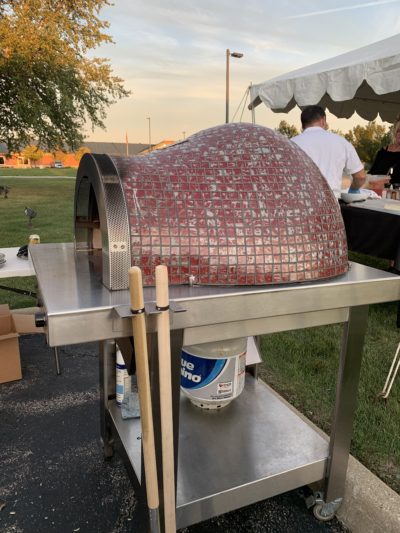 HPC Fire, Forno Series Dual Fuel Gas/Propane Wood Fired Outdoor Pizza Oven, Electronic Ignition System, 6 color options, Includes Steel Pizza Oven Stand on Wheels Pizza Oven HPC Fire   