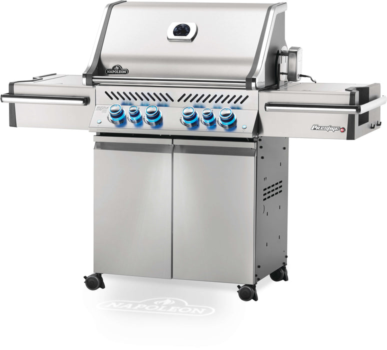 Napoleon Prestige PRO™ 500 66" Propane Gas Grill with Infrared Rear and Side Burners  Stainless Steel Free Standing Gas Grill Napoleon   