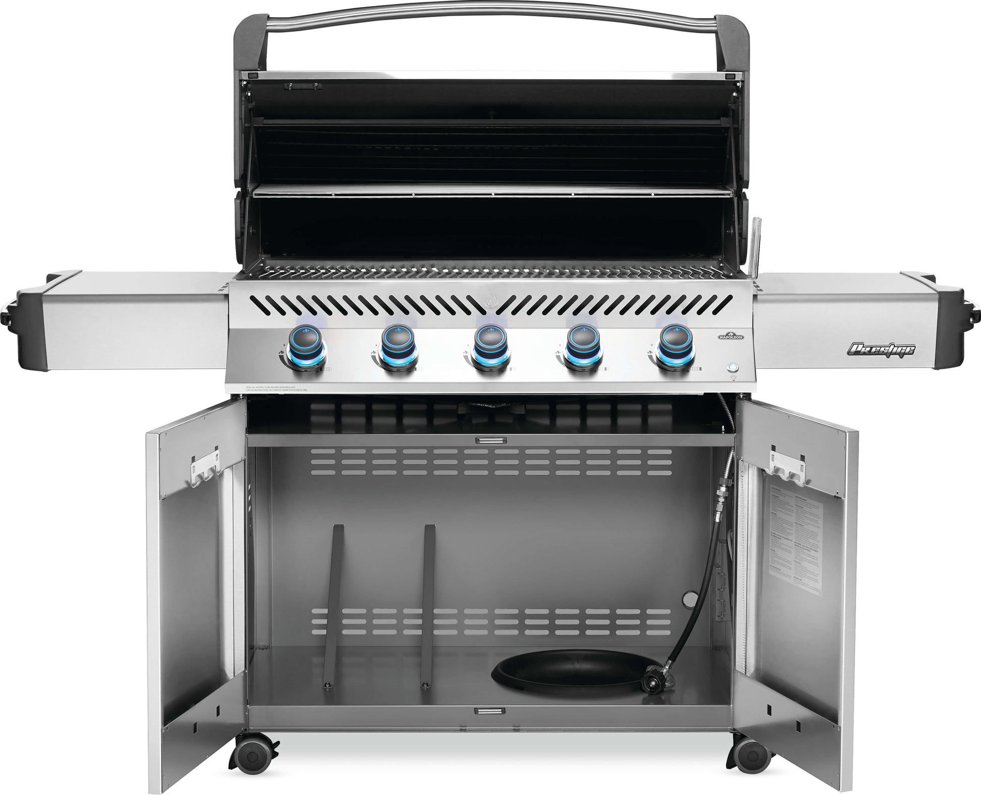 Napoleon Prestige® 665 76" Natural Gas Grill  Stainless Steel Free Standing Gas Grill Napoleon   