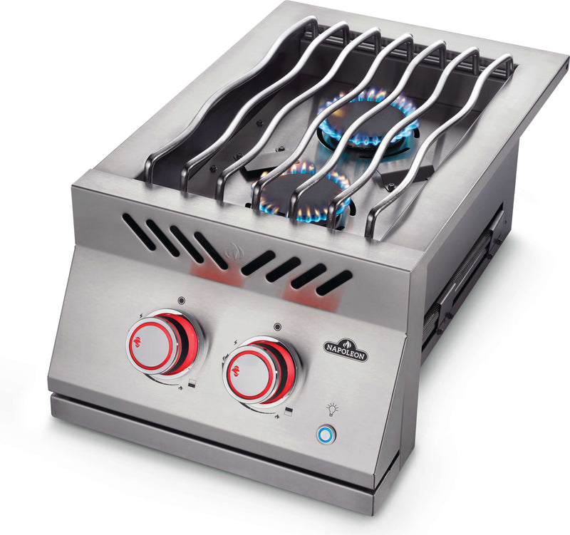 Napoleon Built-in 700 Series 12" Inline Dual Range Burner Propane, Stainless Steel Side Burners Napoleon   