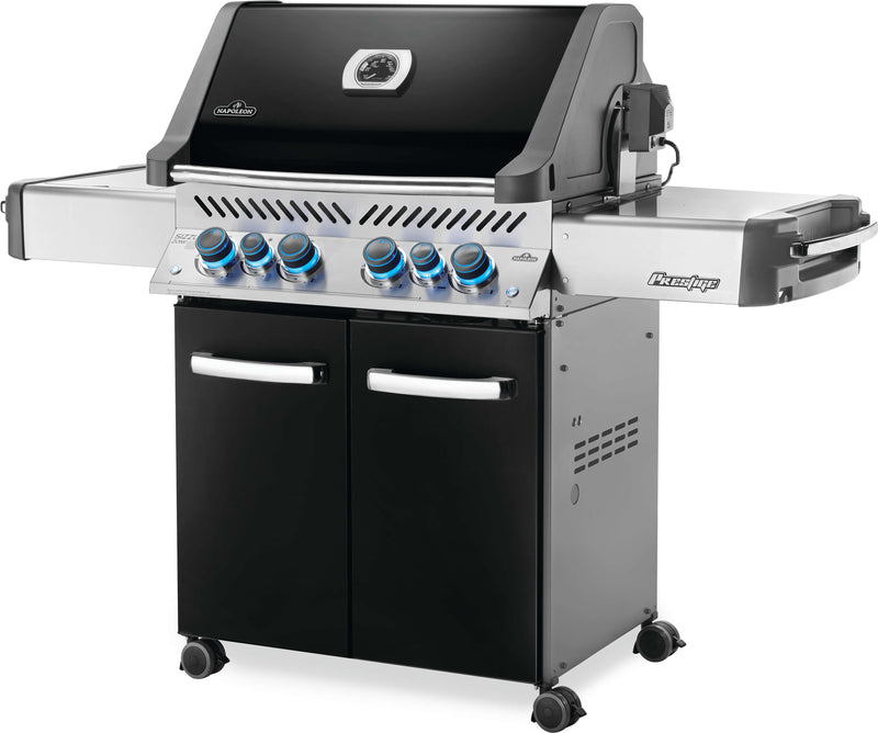 Napoleon Prestige 500 66" Propane Gas Grill with Infrared Side and Rear Burners  Black (P500RSIBPK-3) Propane stainless steel model P500RSIBPK-3 product image 2