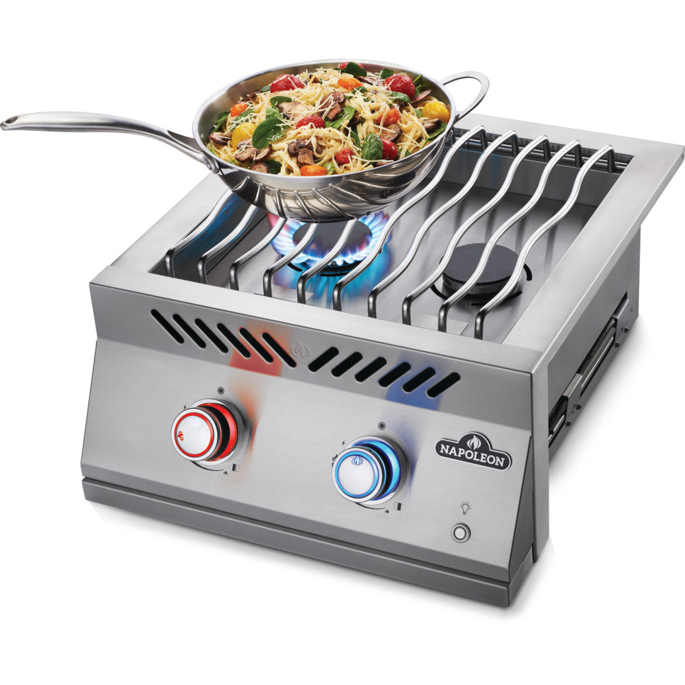 Napoleon Built-In 700 Series 18" Dual Range Top Burner Propane, Stainless Steel Side Burners Napoleon   