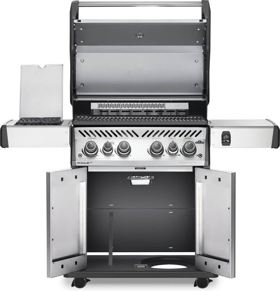 Napoleon Rogue® SE 525 48" Natural Gas Grill with Infrared Rear and Side Burners  Stainless Steel Free Standing Gas Grill Napoleon   