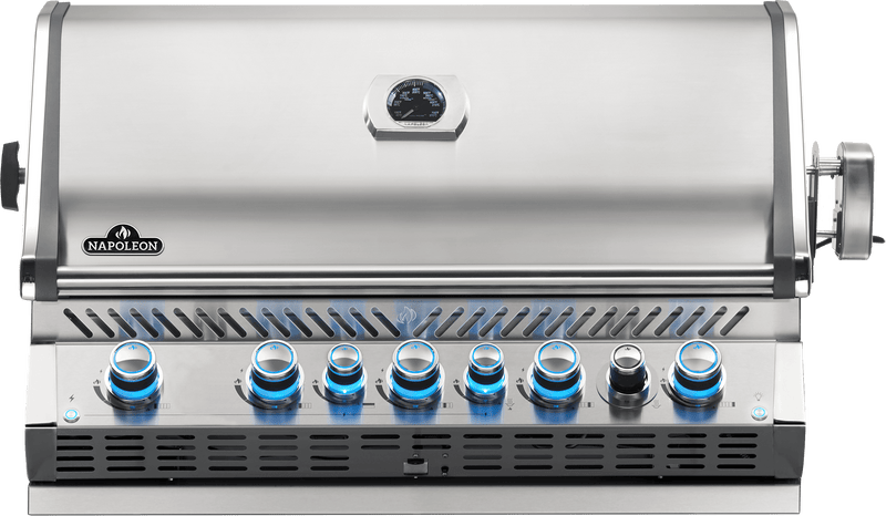 Napoleon Built-in Prestige PRO 665 41" Propane Gas Grill Head with Infrared Rear Burner  Stainless Steel (BIPRO665RBPSS-3) Propane stainless steel model BIPRO665RBPSS-3 product image 11