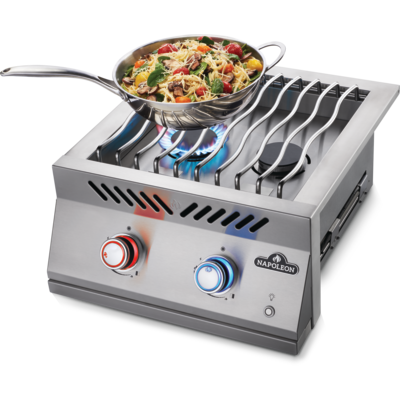 Napoleon Built-In 700 Series 18" Dual Range Top Burner Natural Gas, Stainless Steel Side Burners Napoleon   