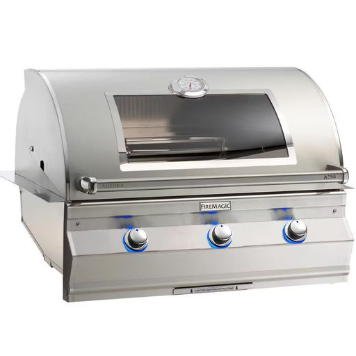 Fire Magic Aurora A790i 36-Inch Built-In Gas Grill with Magic View Window and Analog Thermometer Built-in Gas Grill Fire Magic   