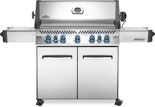 Napoleon Prestige® 665 76" Propane Gas Grill with Infrared Side and Rear Burners  Stainless Steel Free Standing Gas Grill Napoleon   