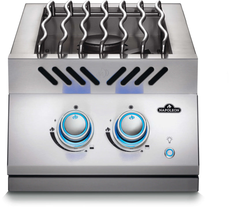 Napoleon Built-in 700 Series 12" Inline Dual Range Burner Propane, Stainless Steel Side Burners Napoleon   