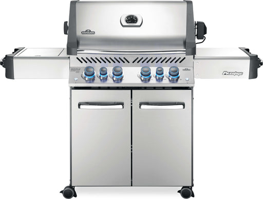 Napoleon Prestige® 500 66" Natural Gas Grill with Infrared Side and Rear Burners  Stainless Steel Free Standing Gas Grill Napoleon   