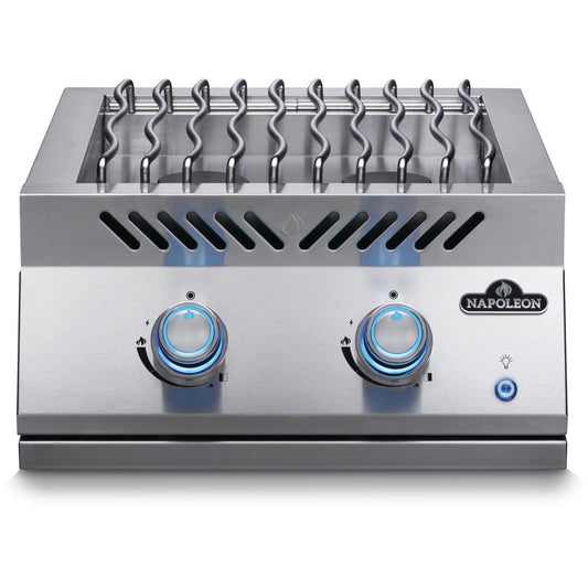 Napoleon Built-In 700 Series 18" Dual Range Top Burner Natural Gas, Stainless Steel Side Burners Napoleon   